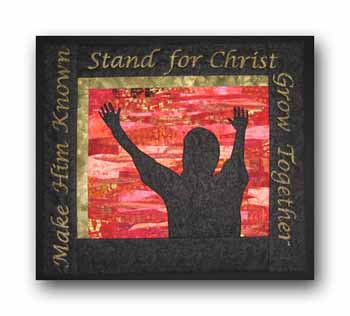 praise art quilt